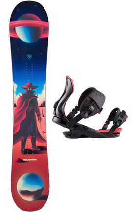 Snowboard s viaz.: Revenant wide + Cobra black M/L